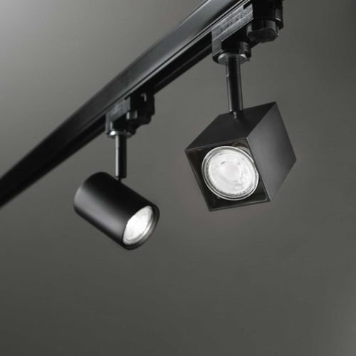 Светильник на рейке LED - MOUSE  - Ideal Lux S.r.l.  - куб / из алюминия / из хрома