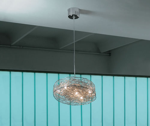 Подвесная лампа - ROTOLA: S 40 - Knikerboker - из алюминия / современная / LED