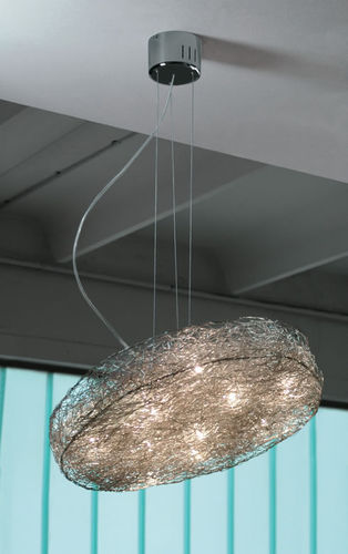 Подвесная лампа - ROTOLA: S 70 - Knikerboker - из алюминия / современная / LED