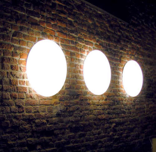 Современный настенный светильник - UFO - 100% LIGHT bvba  - для интерьера / из полиэтилена / из стекла