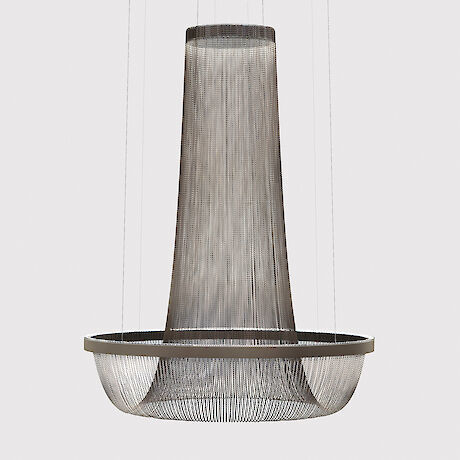 Восточная люстра - RINGO STAR CHANDELIER ORIENTAL - Lightnet GmbH  - из алюминия / из опала / из ткани