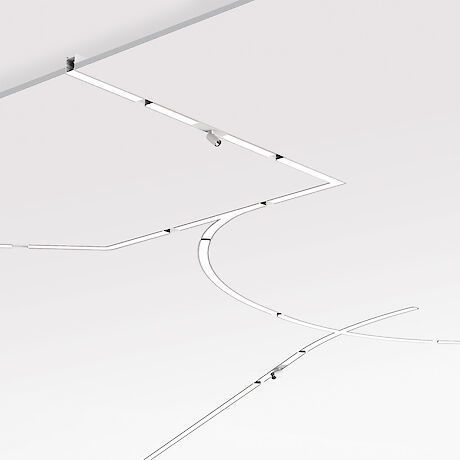 Современный потолочный светильник - LIQUID LINE 60 F4 - Lightnet GmbH  - линейный / из алюминия / LED