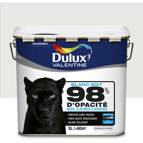Декоративная краска - BLANC 98% - Dulux - внутренняя / для стены / для потолков