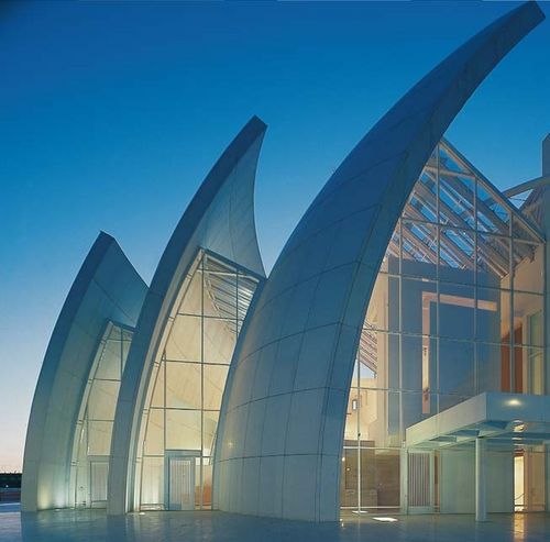 Панельная облицовка фасада - CHIESA 2000 - Stahlbau Pichler - из композита / гладкая / имитация камня