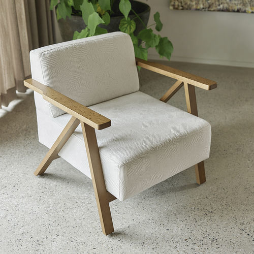 Обивочная ткань - CENIA FR - KOBE INTERIOR FABRICS - c геометрическим рисунком / из полиэстера / из вискозы