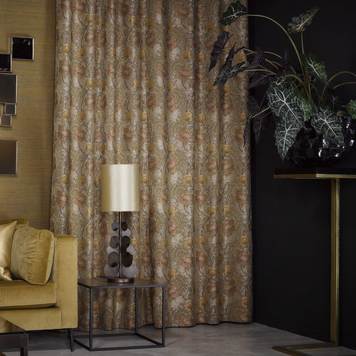 Обивочная ткань - CLEMENCE  - KOBE INTERIOR FABRICS - для штор / в цветочек / из хлопка