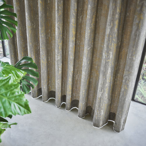 Ткань для штор - AKADAMA FR - KOBE INTERIOR FABRICS - с рисунком / полиэстер FR / моющаяся