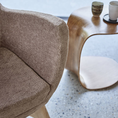 Обивочная ткань - DOLOMITE FR  - KOBE INTERIOR FABRICS - однотонная / из полиэстера / негорящая