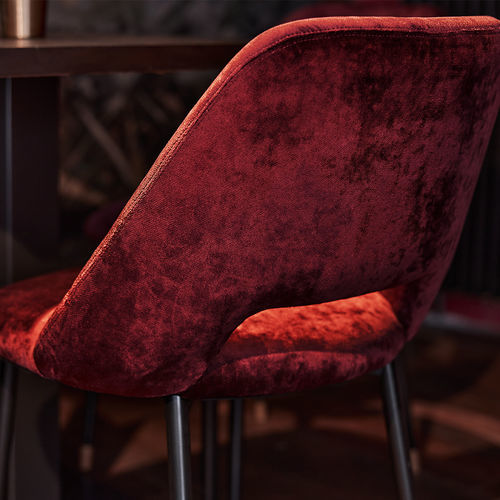 Обивочная ткань - PLATINUM FR  - KOBE INTERIOR FABRICS - с рисунком / из полиэстера / из бархата