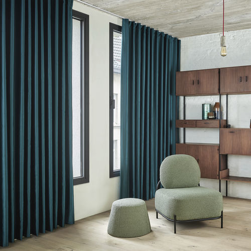 Ткань для штор - SALIX    - KOBE INTERIOR FABRICS - однотонная / из полиэстера / из хлопка