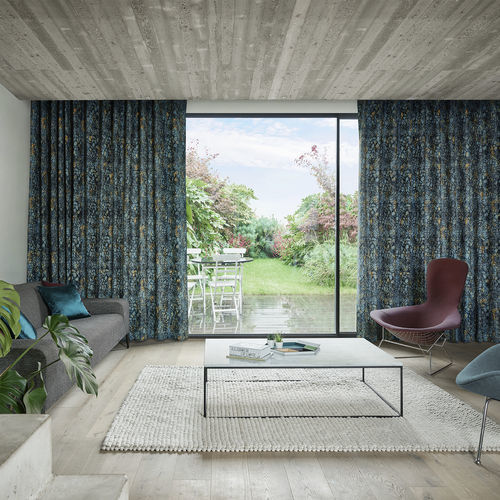 Ткань для штор - TILIA   - KOBE INTERIOR FABRICS - с рисунком / из полиэстера / из льна