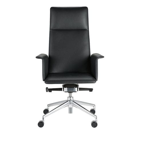 Современное кресло для офиса - FINA SOFT 6734/AG - Brunner GmbH - из ткани / из кожи / из алюминия