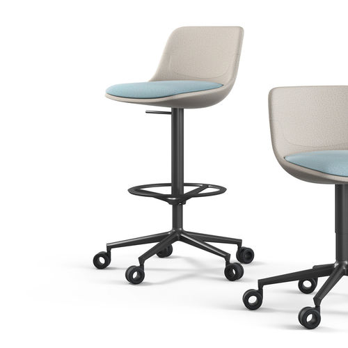 Стул для работы из ткани - CRONA UP6321 - Brunner GmbH - из металла / с крестообразным основанием / на колесиках