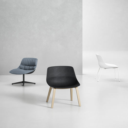 Современное кресло - CRONA LIGHT 6357 - Brunner GmbH - из ткани / из стали / из дерева