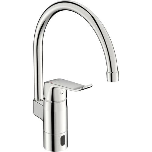 Настольный однорычажный смеситель - HANSACARE HYBRID - HANSA - электронный / из металла / для кухни
