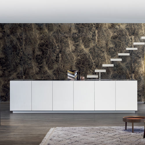 Современная кухня - T30 - TM Italia - из дерева / из фанерованной древесины / из натурального камня