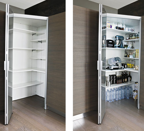 Современный шкаф для хранения для кухни - WALK-IN LARDER UNITS - DIBIESSE - из дерева