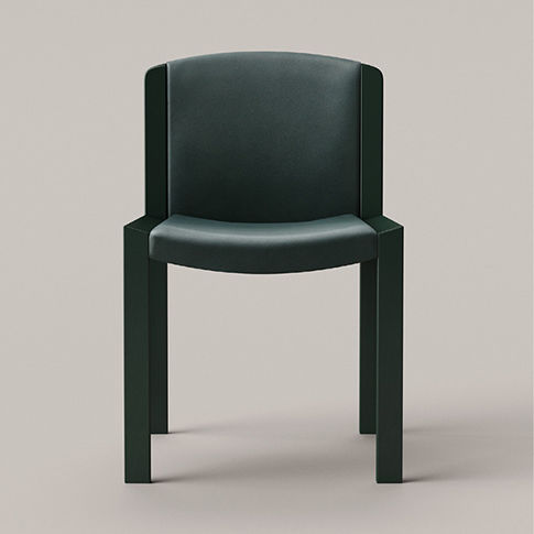 Современный cтул - CHAIR 300 - karakter - для интерьера / из кожи / с основанием из древесины