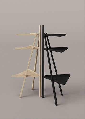 Современный стеллаж - TRIO - karakter - из дерева / Achille Castiglioni