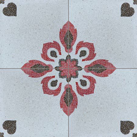 Плитка из терраццо - RUBAN - couleurs et matières - полированная / для интерьера / напольная