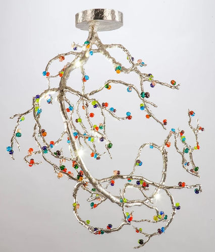Классический потолочный светильник - FANTASY TREE - BOHEME DESIGN - круглый / из стекла / из металла