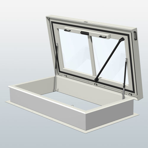 Смотровой люк на крышу - DL189MZGLAS - Staka - для террасы / прямоугольный / из нержавеющей стали