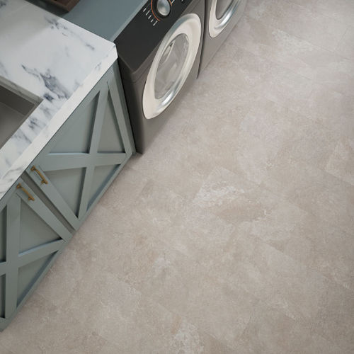Виниловое напольное покрытие - TUMBLED STONE SEAFOAM   - Novalis International - для интерьера / для гостиной / для офиса