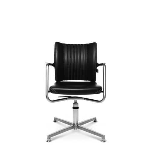 Современный стул для посетителей - TITAN LIMITED S COMFORT 3D VISIT - Wagner - Eine Marke der Topstar GmbH - для интерьера / из кожи / из алюминия