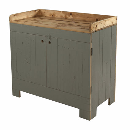 Пеленальный столик из дерева - 1751G - piet hein eek - на ножке