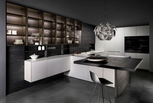 Современная кухня - EXTRA - Key cucine - из дерева / из нержавеющей стали / из Corian®