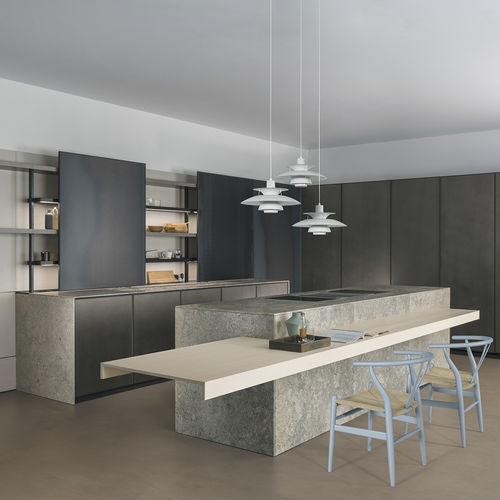 Современная кухня - NORDICA - Key cucine - из дерева / из камня / из металла