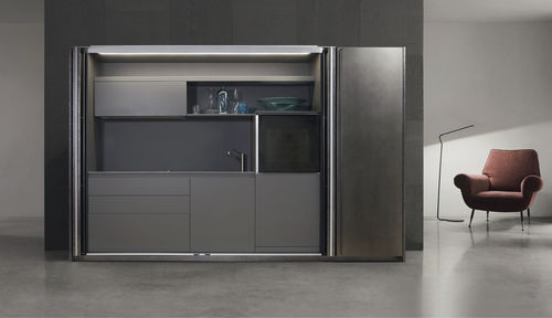 Современная кухня - SYSTEM - Key cucine - из металла / из композита / скрытая