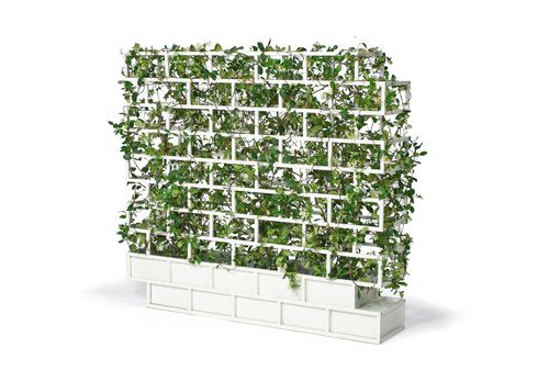 Кадка для садовых растений из алюминия - GREENWALL - Nautinox Living - со шпалерой / современная / для наружного применения