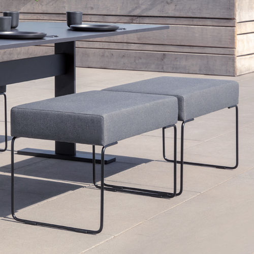 Современная скамейка для сада - CHER - april furniture - из ткани / без спинки / без подлокотников