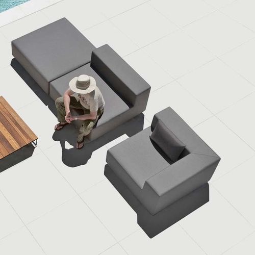 Модульный диван - LOOP  - april furniture - угловой / современный / для сада