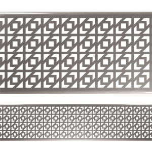 Лоток канализации с решеткой - CHEVRON - Lateral Design Studio - из нержавеющей стали / для общественных мест / плоский