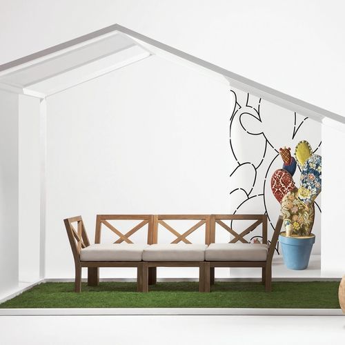 Модульный диван - Venezia - Il Giardino di Legno - современный / для сада / из ткани