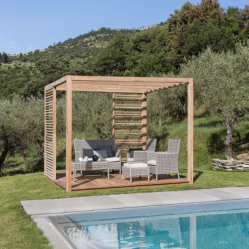 Тент из тикового дерева - Saint Tropez - Il Giardino di Legno - деревянная крыша / деревянная конструкция