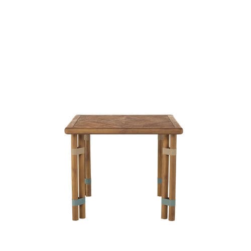 Современный обеденный стол - LIGN04I7 - Il Giardino di Legno - из тикового дерева / из промасленной древесины / из керамики