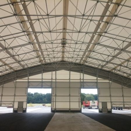 Натяжная конструкция на металлическом каркасе - WAREHOUSE SHELTERS - Toro Shelters - для промышленного применения