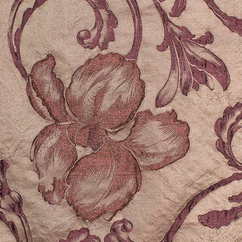 Обивочная ткань - OMEGA - Foresti Home Collection Group srl - в цветочек / из полиэстера / из льна