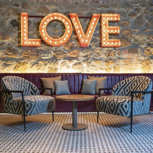 Обивочная ткань - SERENGETI - Foresti Home Collection Group srl - c геометрическим рисунком / из полиэстера / из хлопка