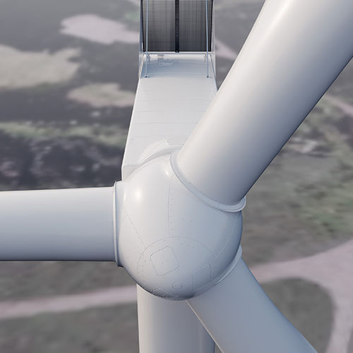 Ветрогенератор с горизонтальной осью - V150-6.0 MW™ - Vestas - трехлопастный / оффшорный / на опоре самонесущего элемента
