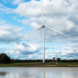 Ветрогенератор с горизонтальной осью - V136-4.5 MW™ - Vestas - 3 лопасти / для суши / на опоре самонесущего элемента