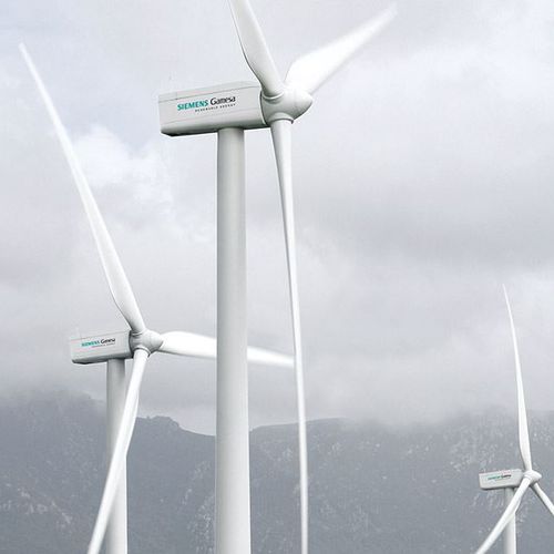 Ветрогенератор с горизонтальной осью - SG 2.6-114 - SIEMENS GAMESA - трехлопастный / для суши / на опоре самонесущего элемента