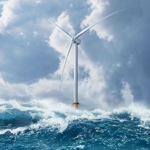 Ветрогенератор с горизонтальной осью - SG 14-222  - SIEMENS GAMESA - трехлопастный / оффшорный / на опоре самонесущего элемента