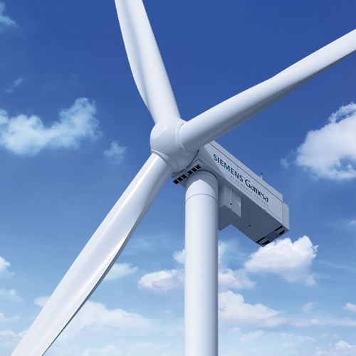 Ветрогенератор с горизонтальной осью - SG 7.0-170 - SIEMENS GAMESA - трехлопастный / для суши / на опоре самонесущего элемента