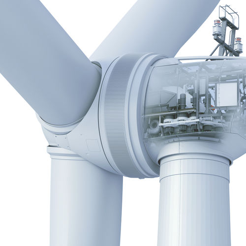 Ветрогенератор с горизонтальной осью - E-147 - Enercon - трехлопастный / для суши