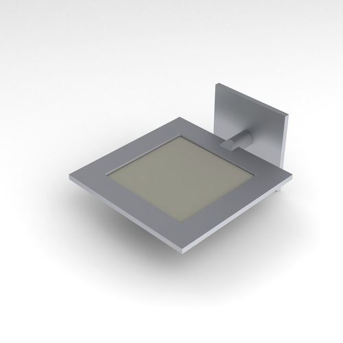 Современный настенный светильник - QUADRO - ASTEL LIGHTING - для интерьера / из алюминия / квадратный