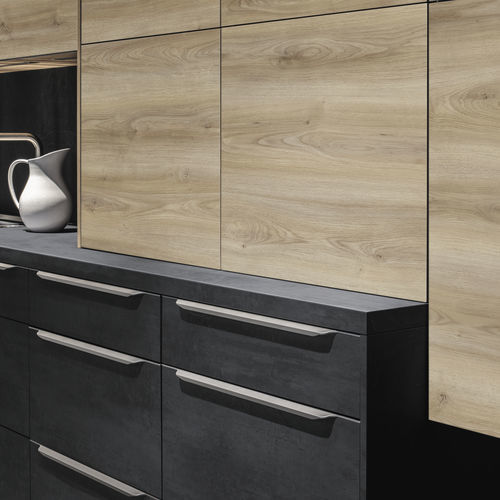 Декоративная панель для мебели - K2241 AN OAK CORDOBA CREMA - Kaindl - для внутренней компоновки / с высоким сопротивлением / меламиновая